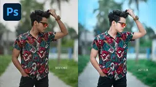 Outdoor photo editing   Blue Sky   Camera raw Filter   Skin finner   Photoshop Tutorial 2021