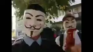 Анонимусы празднуют первый день лета