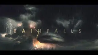 Rainfalls No Copyright, Background, Green Screen