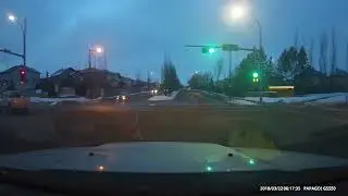 Another complete dick running a light dashcam @yegTraffic