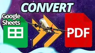 How to Convert a Google Sheet File to PDF (Direct way)