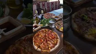 Daha önce yediniz mi?(Midyat pizzası) #pizza#mardin