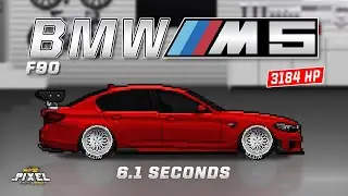 PIXEL CAR RACER - BMW M5 F90 BUILD FULL UPGRADE *3184HP*