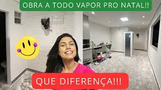 Que diferença!! 😱Paredes emassadas!! 