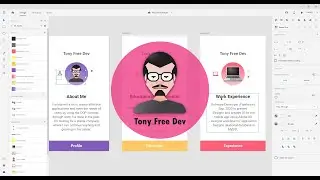 Creates Resume App Prototype by Adobe XD