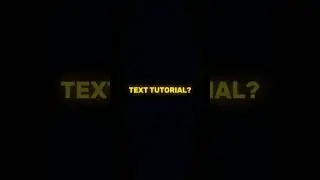 Glowing Text Tutorial Capcut ✨ 