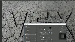 Cracked text Photoshop hindi tutorial ||