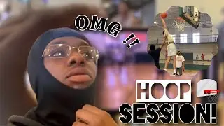 The CRAZIEST thing just went down at the HOOP SESSION I went to !!!! 👀👀
