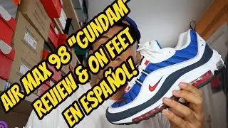 NIKE AIRMAX 98 OG ''GUNDAM'' REVIEW CAMPOUT & ON FEET EN ESPAÑOL!