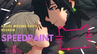speedpaint redraw house moving castle
