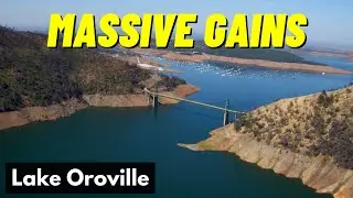 Lake Oroville is Rising Fast