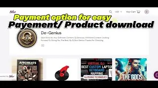 Available Payment Option For Easy Product Download from Dj Don Genius