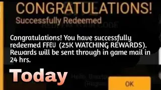 Free Fire Redeem Code Today | FFEU Code | 3 May 2021 FF Redeem Code Today | FF Redeem Code Today |