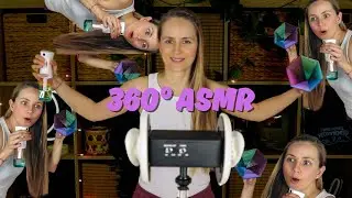 ASMR 360° Binaural Sounds 👂 I Move All Around You with Triggers!