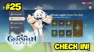 Total Logins Seize the Day - 7 Days Login - Event Overview - Genshin Impact #25