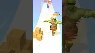 Noob Vs Pro Vs Hacker | Angry Halk😠 | Muscle Run | Oggy And Jack Funny #shorts #viralshorts