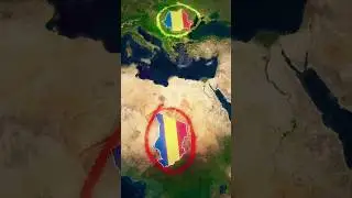Why Chad and Romania Have Same FLAG 🤔 #shorts