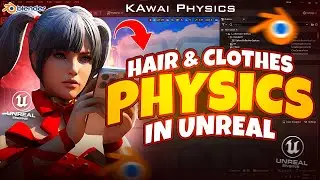 😱 Master Hair & Cloths  Physics in Unreal Engine 5 | UE5 Tutorial🔥Part #1