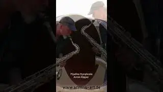 PIPELINE SYMPHONIE | Armin Küpper - #saxophone with the unic #echo  from the gaspipeline #symphonie