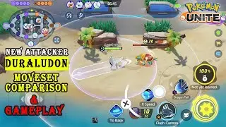 Pokemon Unite - Duraludon Abilities and Moveset Comparison | New Pokemon Attacker