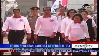 Jokowi Hadiri Peringatan Hari Anti Narkoba Internasional