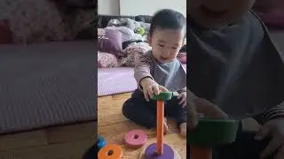 11 month old baby with grandma♡Did he make it?   Korean baby