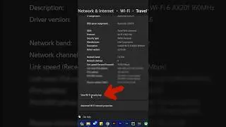 Find Wifi Password in Windows 11