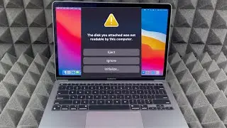 This disk you attached was not readable by this computer. MacBook Pro | MacBook Air Fix