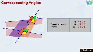 Easy trick to identify pair of angles (Corresponding / Alternate)