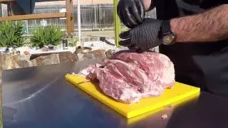 Trimming out a Money Muscle on a Pork Butt