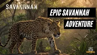 Epic Savannah Adventure Discover Exotic| African Safari - Scenic Wildlife Film With African Music