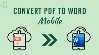 How To Convert PDF To Word in Mobile Without App | Edit PDF File in Mobile | 2022