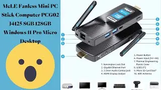 mele fanless mini pc stick computer windows 11 pro review