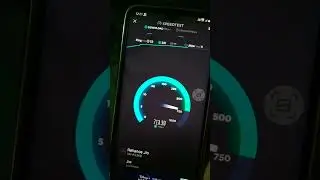 JioTrue 5G indoor speed test 