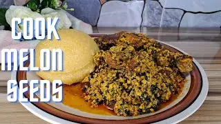 A lazy girl cooks Melon seeds!