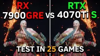RX 7900 GRE 16GB vs RTX 4070 Ti Super 16GB | Test In 25 Games at 1440p | 2024