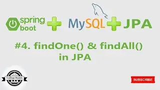 4  findOne and findAll in Jpa in Hindi
