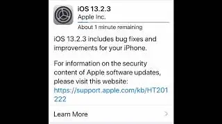 iOS 13.2.3 Is Out!