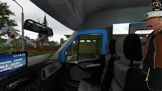 Bus Driver Simulator  первая поездка в тумане идём по приборам