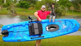 The real Kayak Killer Pelican Getaway/Kicker 110 HDII Hydryve pedal kayak!