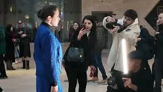 Paris #louvre Müzesinde esrarengiz etkinlik- Kamera arkası görüntüler #parisvlog #fashion