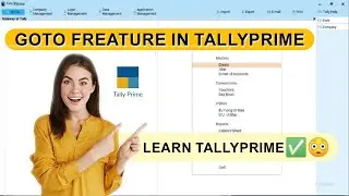 GoTo Feature in TallyPrime || Goto Button In Tallyprime || Tally Essential Level 1