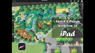 Sketch and Design on the iPad for Landscape Architects - Procreate Workflow