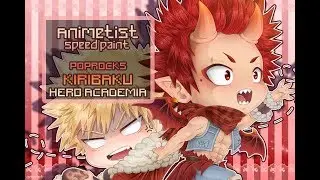 Speed paint: Hero Academia Kiribaku Poprocks