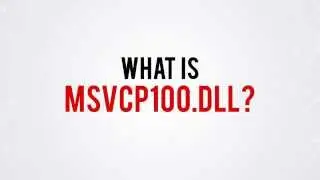 What is msvcp100.dll?