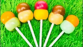 New! Red-100 Colored Glitter Kinder Joy Satisfying Toys Opening A Lot Of Kinder Joy Chocolate ASMR