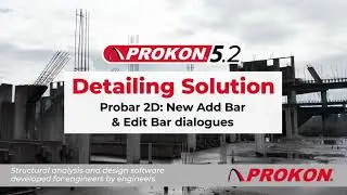 Probar 2D for AutoCAD®: Enhanced Add Bar & Edit Bar dialogues