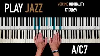 ✨Play Jazz 🎵Bitonality  | Piano Voicing | dominant chords ☕️