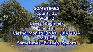 SOMETIMES LINE DANCE | CHOREO BY LIETA MONITA (INA) | @RosesLineDance | BEGINNER LEVEL