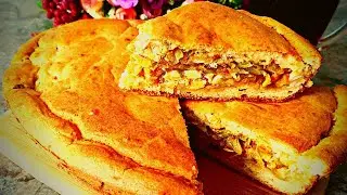 ЛЕТНИЙ ЛЕГКИЙ ПИРОГ С КАПУСТОЙ И ЯЙЦАМИ // ОЧЕНЬ УДАЧНЫЙ РЕЦЕПТ